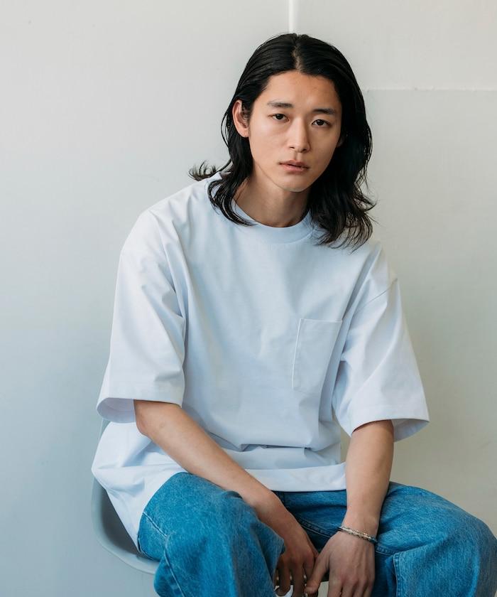 《AIR》DRY 高功能材料 7.7盎司 大尺寸 圓領口袋T恤/吸溼快乾/遮熱/防紫外線