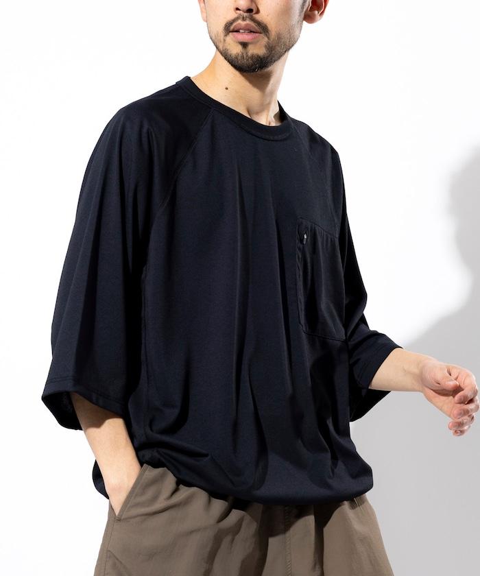 《AIR》DRY 高功能材料 防曬衣 大尺寸 圓領 短袖T恤/接觸冷感/遮熱/防紫外線/吸溼速幹