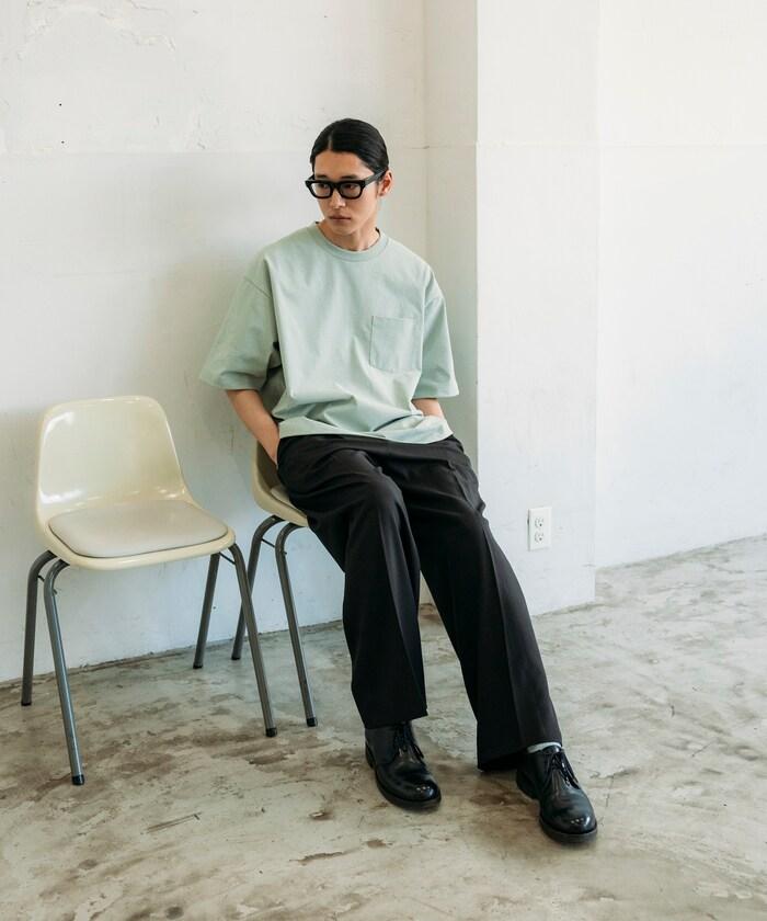 《AIR》DRY 高功能材料 7.7盎司 大尺寸 圓領口袋T恤/吸溼快乾/遮熱/防紫外線