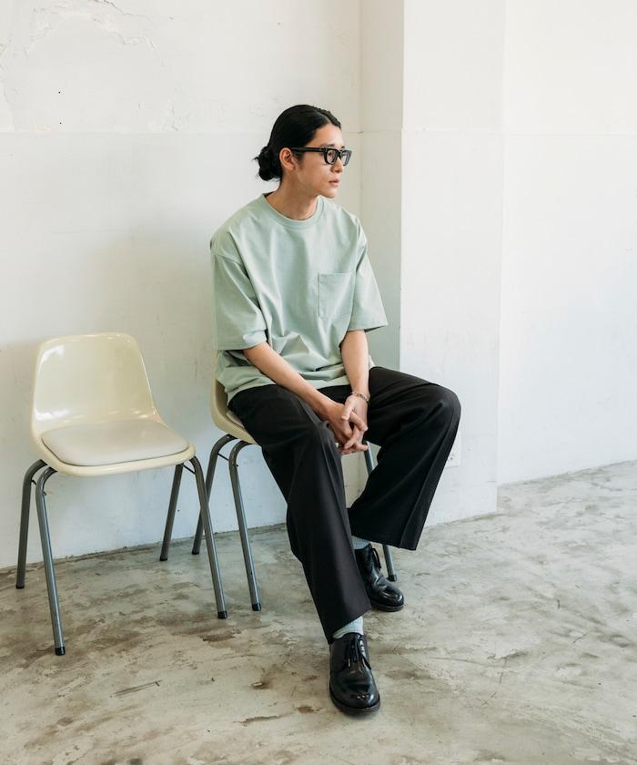 《AIR》DRY 高功能材料 7.7盎司 大尺寸 圓領口袋T恤/吸溼快乾/遮熱/防紫外線