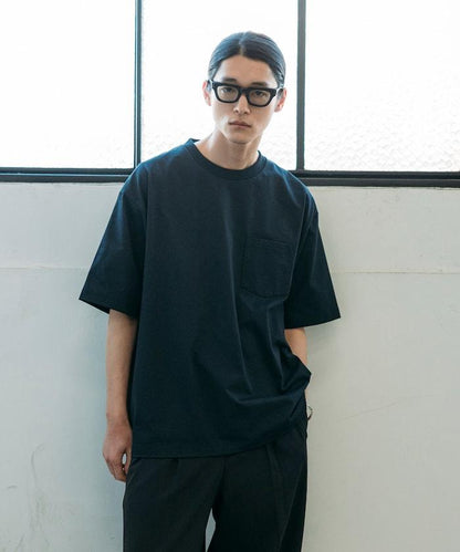 《AIR》DRY 高功能材料 7.7盎司 大尺寸 圓領口袋T恤/吸溼快乾/遮熱/防紫外線