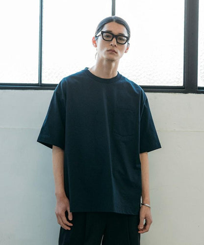 《AIR》DRY 高功能材料 7.7盎司 大尺寸 圓領口袋T恤/吸溼快乾/遮熱/防紫外線