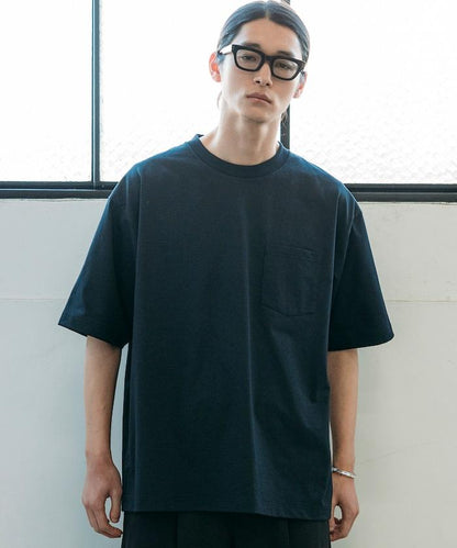 《AIR》DRY 高功能材料 7.7盎司 大尺寸 圓領口袋T恤/吸溼快乾/遮熱/防紫外線