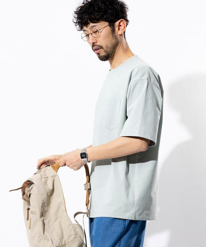 《AIR》DRY 高功能材料 7.7盎司 大尺寸 圓領口袋T恤/吸溼快乾/遮熱/防紫外線