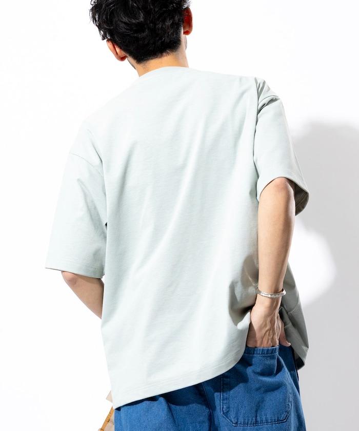 《AIR》DRY 高功能材料 7.7盎司 大尺寸 圓領口袋T恤/吸溼快乾/遮熱/防紫外線