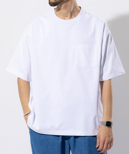 《AIR》DRY 高功能材料 7.7盎司 大尺寸 圓領口袋T恤/吸溼快乾/遮熱/防紫外線