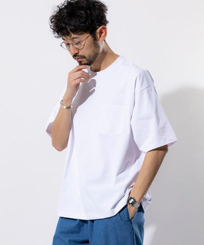 《AIR》DRY 高功能材料 7.7盎司 大尺寸 圓領口袋T恤/吸溼快乾/遮熱/防紫外線