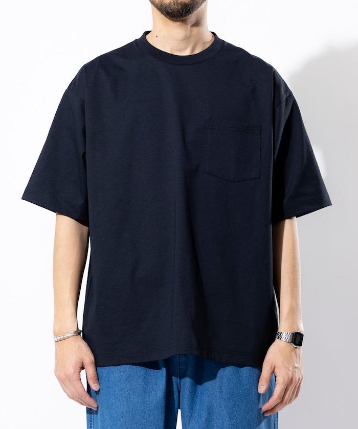 《AIR》DRY 高功能材料 7.7盎司 大尺寸 圓領口袋T恤/吸溼快乾/遮熱/防紫外線