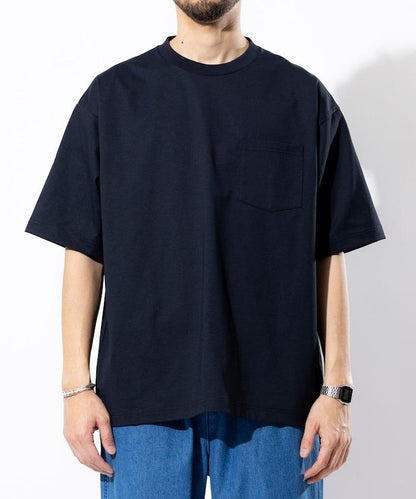 《AIR》DRY 高功能材料 7.7盎司 大尺寸 圓領口袋T恤/吸溼快乾/遮熱/防紫外線