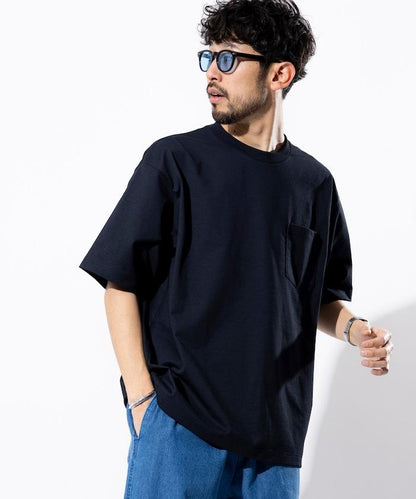 《AIR》DRY 高功能材料 7.7盎司 大尺寸 圓領口袋T恤/吸溼快乾/遮熱/防紫外線