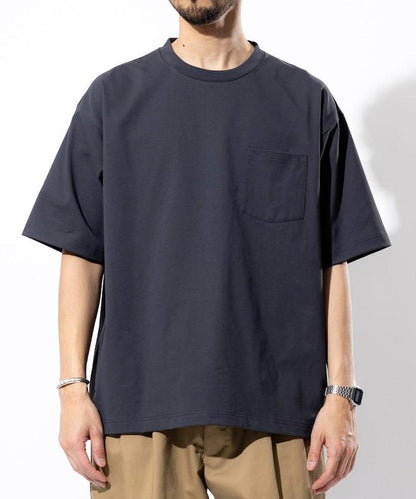 《AIR》DRY 高功能材料 7.7盎司 大尺寸 圓領口袋T恤/吸溼快乾/遮熱/防紫外線