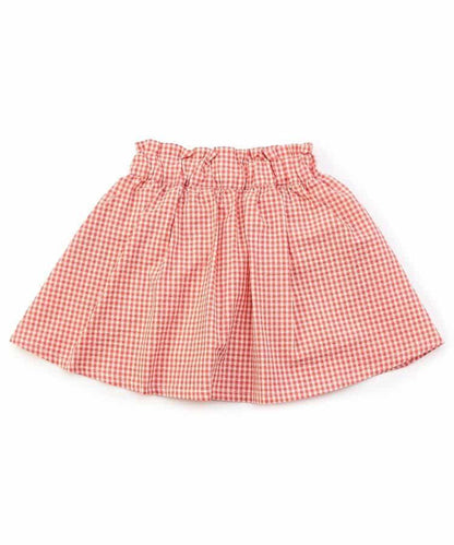 【連衣裙】少女格紋連衣裙裙褲套裝
