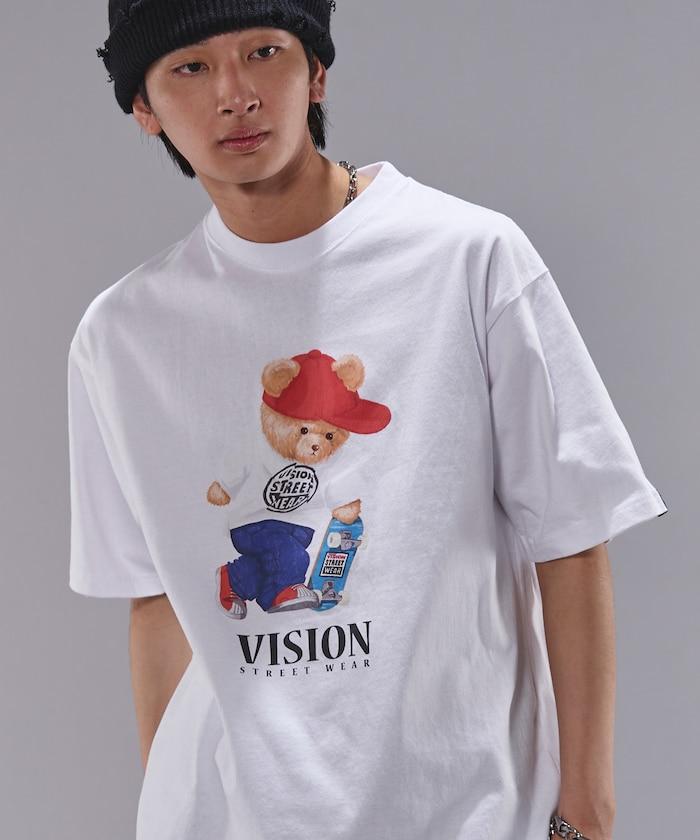 Bear Skate圖案印花T恤
