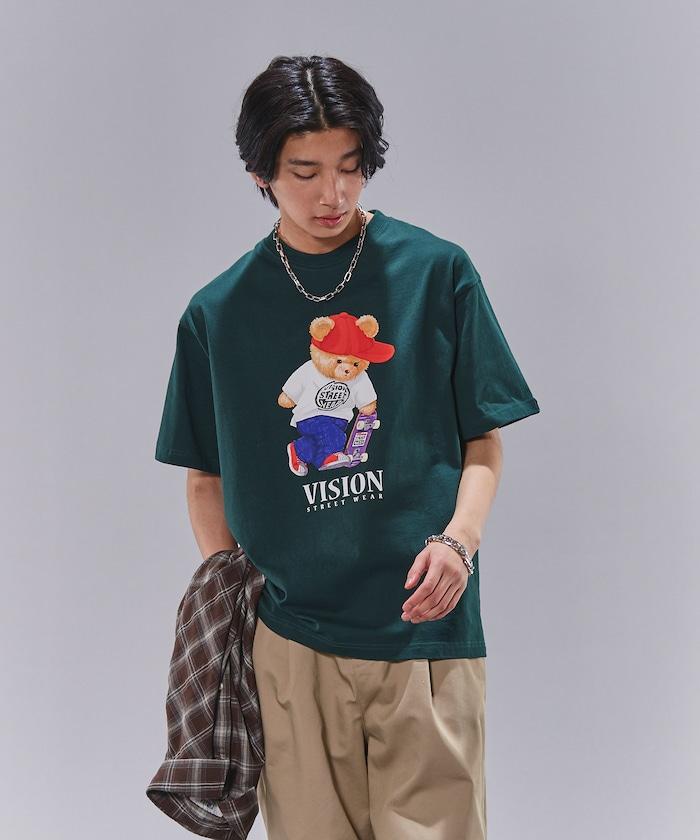 Bear Skate圖案印花T恤