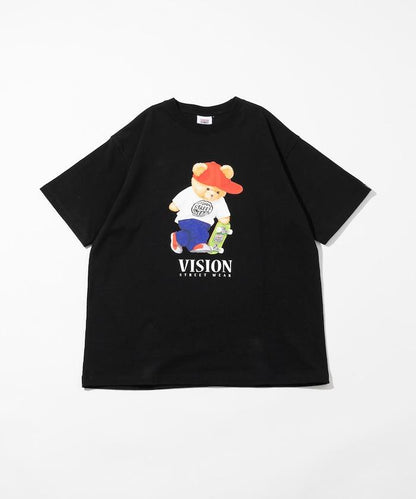 Bear Skate圖案印花T恤