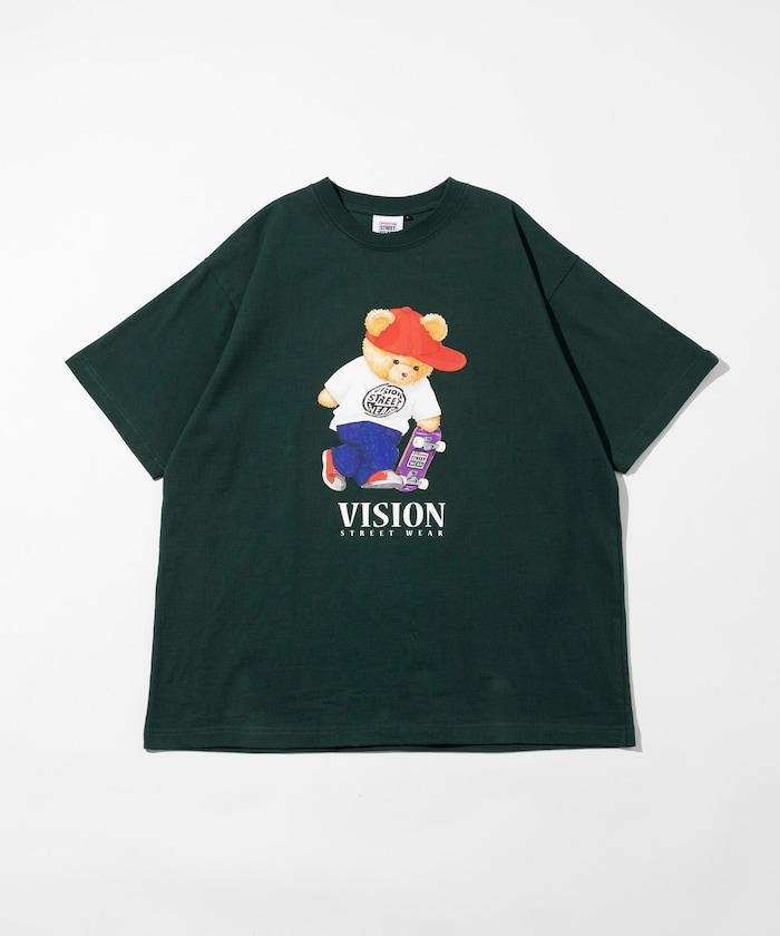 Bear Skate圖案印花T恤