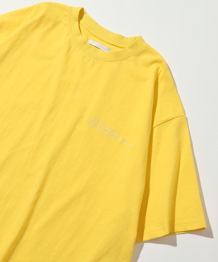 BASIC標誌刺繡T恤 / 單點刺繡短袖T恤