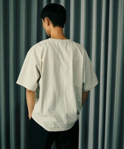 BASIC標誌刺繡T恤 / 單點刺繡短袖T恤