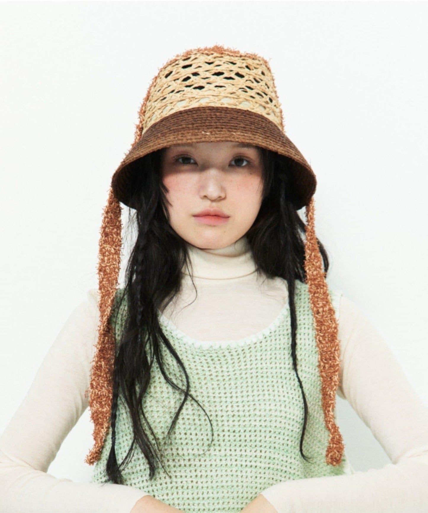 【MISU A BARBE(密絲阿巴布)】HIDDLY BUCKET/帽子