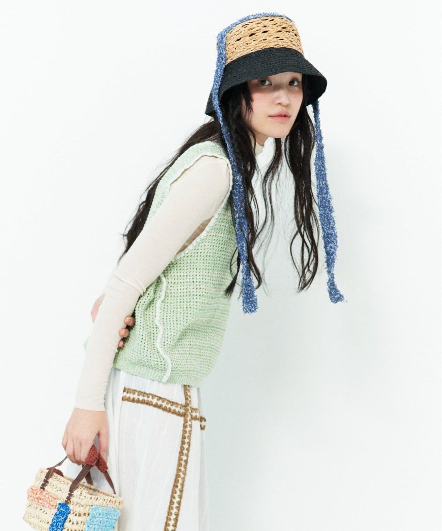 【MISU A BARBE(密絲阿巴布)】HIDDLY BUCKET/帽子