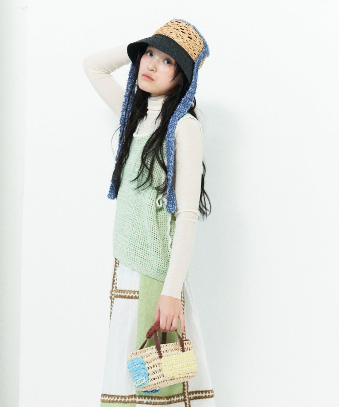 【MISU A BARBE(密絲阿巴布)】HIDDLY BUCKET/帽子