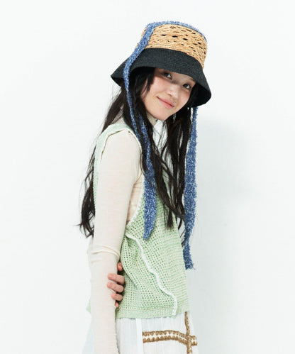 【MISU A BARBE(密絲阿巴布)】HIDDLY BUCKET/帽子