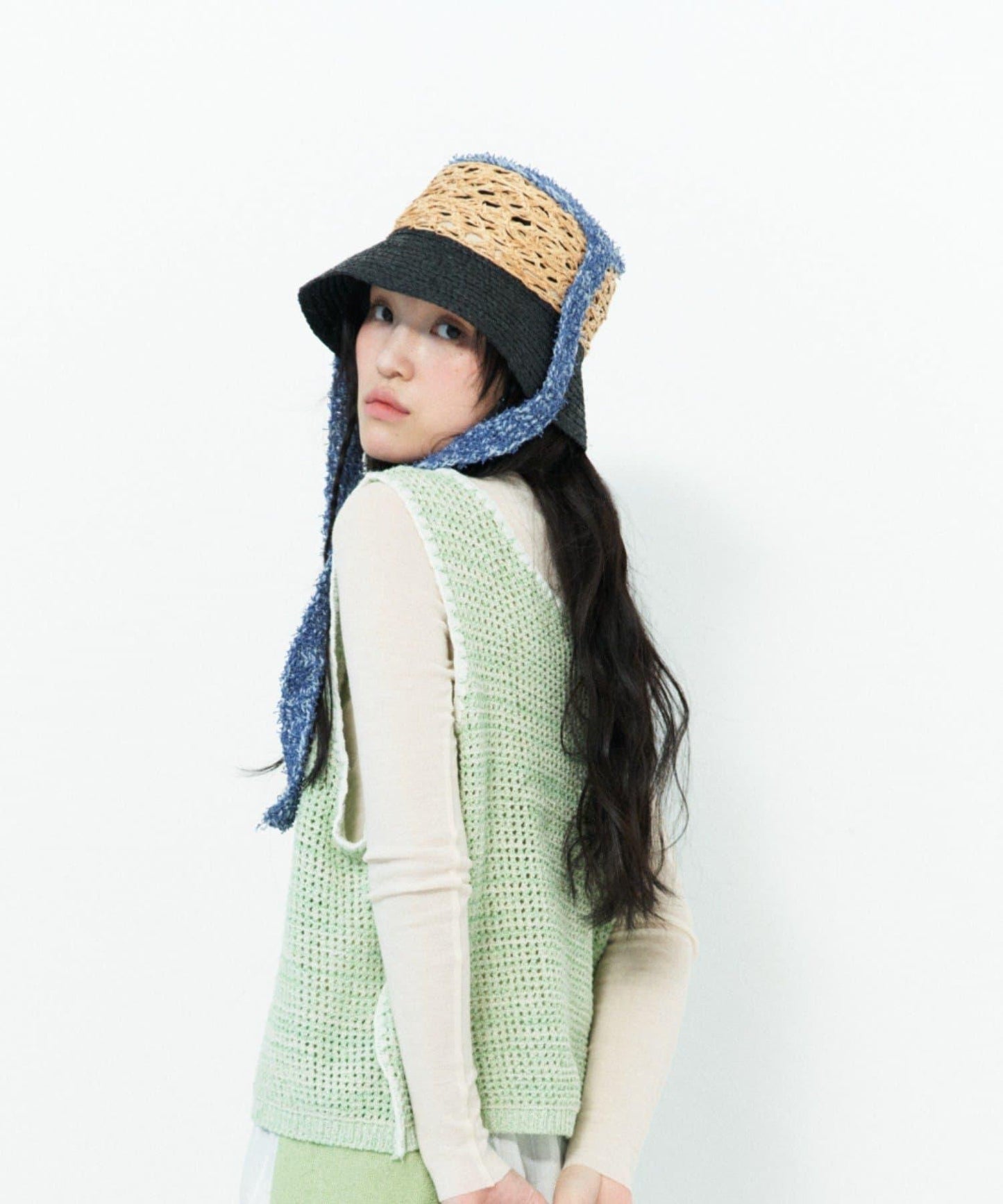 【MISU A BARBE(密絲阿巴布)】HIDDLY BUCKET/帽子