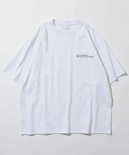 BASIC標誌刺繡T恤 / 單點刺繡短袖T恤