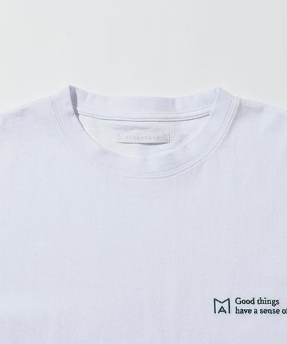 BASIC標誌刺繡T恤 / 單點刺繡短袖T恤