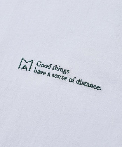 BASIC標誌刺繡T恤 / 單點刺繡短袖T恤