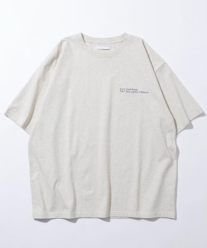 BASIC標誌刺繡T恤 / 單點刺繡短袖T恤