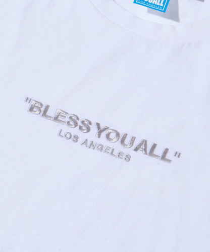 /2尺寸【BLESSYOU/佈雷斯優】顏料刺繡logo T恤