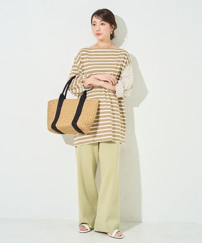 夏季針織寬鬆褲