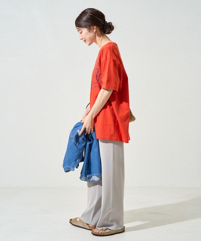 夏季針織寬鬆褲