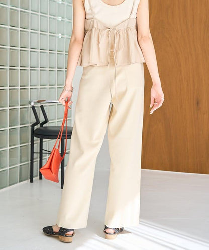 夏季針織寬鬆褲