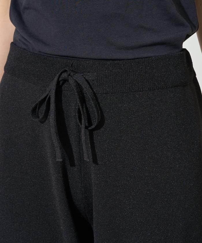 夏季針織寬鬆褲