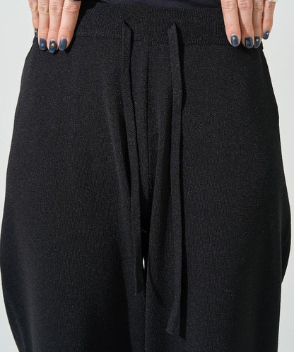 夏季針織寬鬆褲