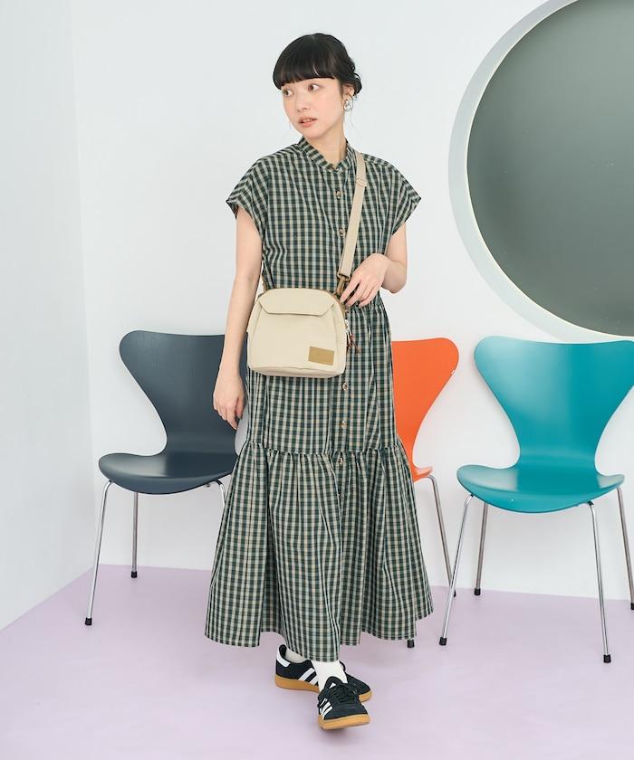 聯名 釣魚口袋 短袖連衣裙