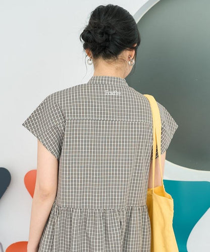 聯名 釣魚口袋 短袖連衣裙