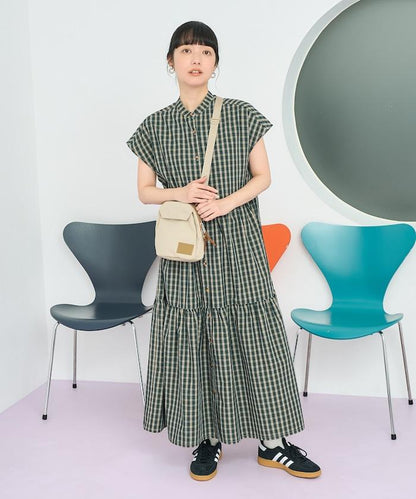 聯名 釣魚口袋 短袖連衣裙