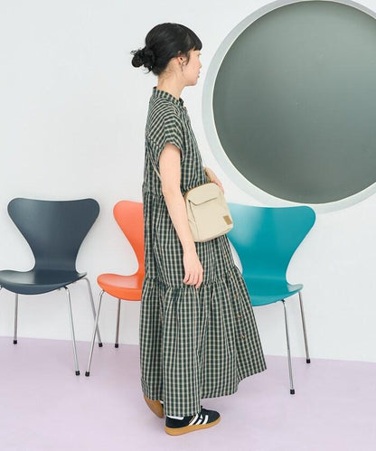 聯名 釣魚口袋 短袖連衣裙