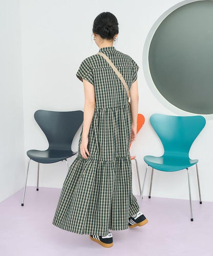 聯名 釣魚口袋 短袖連衣裙