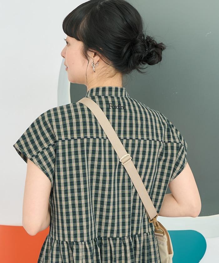 聯名 釣魚口袋 短袖連衣裙