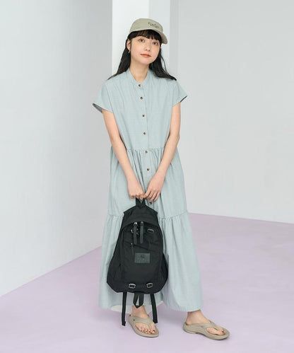 聯名 釣魚口袋 短袖連衣裙