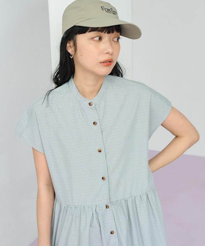 聯名 釣魚口袋 短袖連衣裙