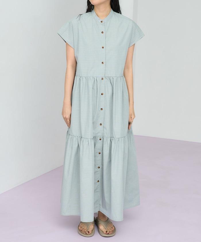 聯名 釣魚口袋 短袖連衣裙