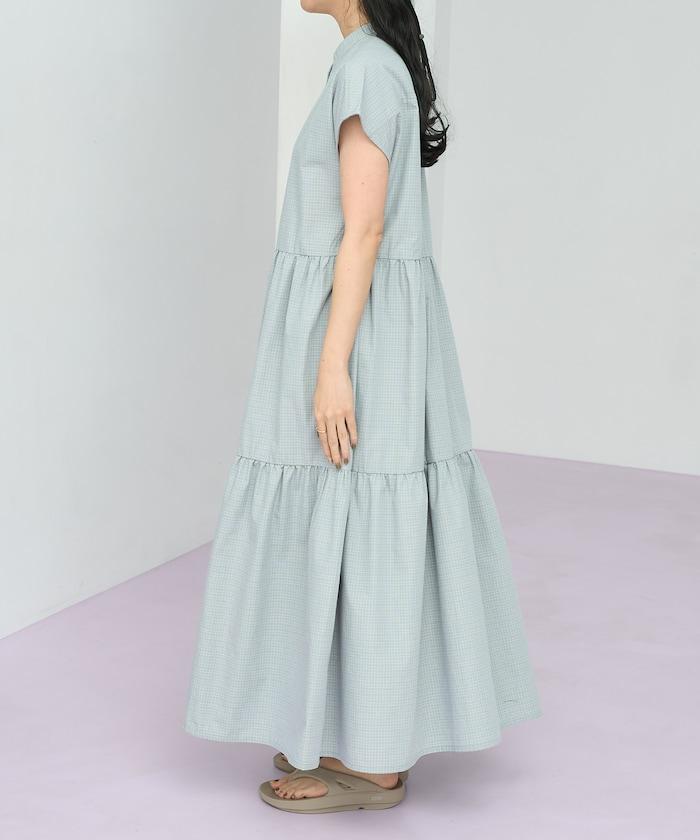 聯名 釣魚口袋 短袖連衣裙