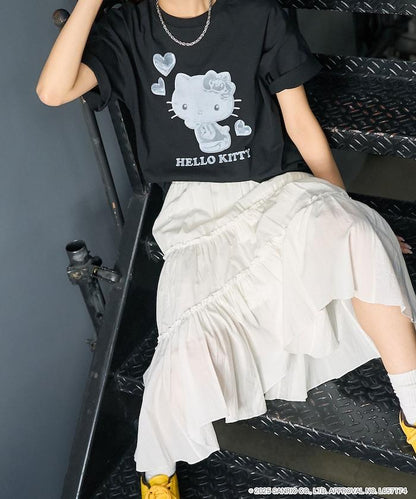 "HELLO KITTY/《Hello Kitty》" 3D藝術印花T恤