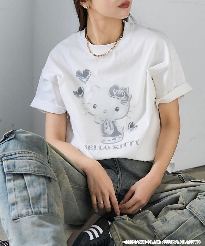 "HELLO KITTY/《Hello Kitty》" 3D藝術印花T恤