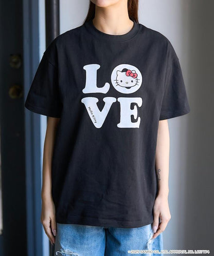 "HELLO KITTY/《Hello Kitty》" LOVE Logo T恤